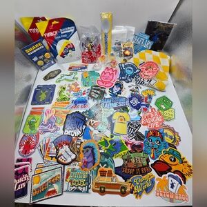 New Lot of 138 Dutch Bros Stickers & Swag Coffee Stand Collectables